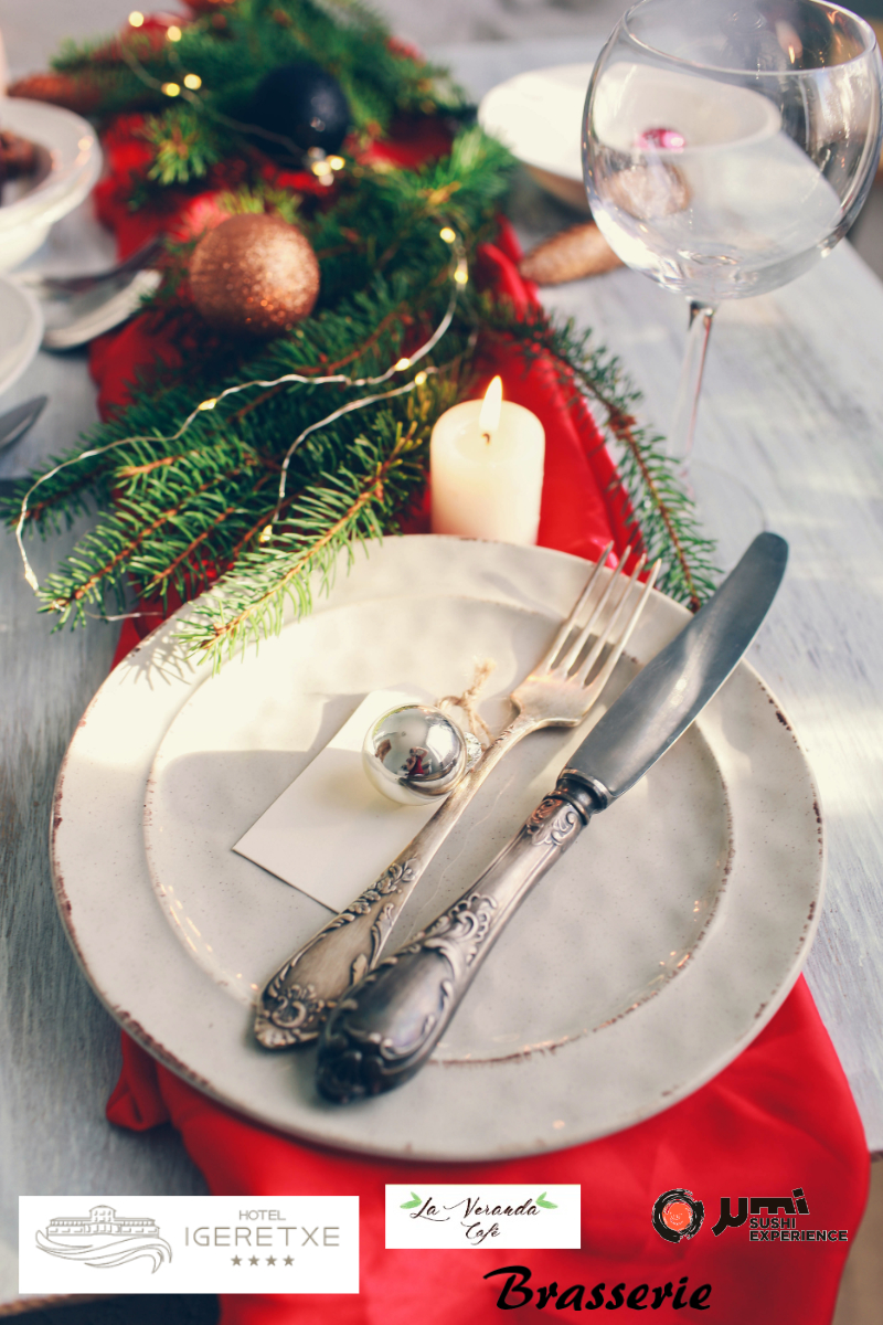 Restaurante con menú de Navidad en Las Arenas